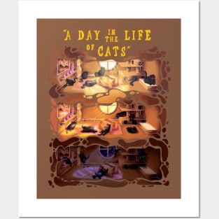 A Day In The Life Of The Cats Posters and Art